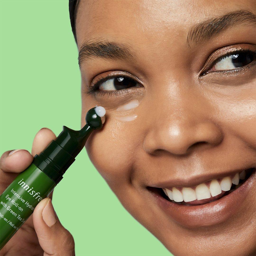 Innisfree Intensive hydrating eye roll-on - with green tea seed 10ml - KBeauti