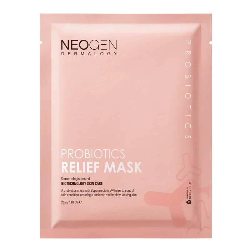 [NeoGen] DERMALOGY PROBIOTICS RELIEF MASK (25ML X 5 SHEETS)