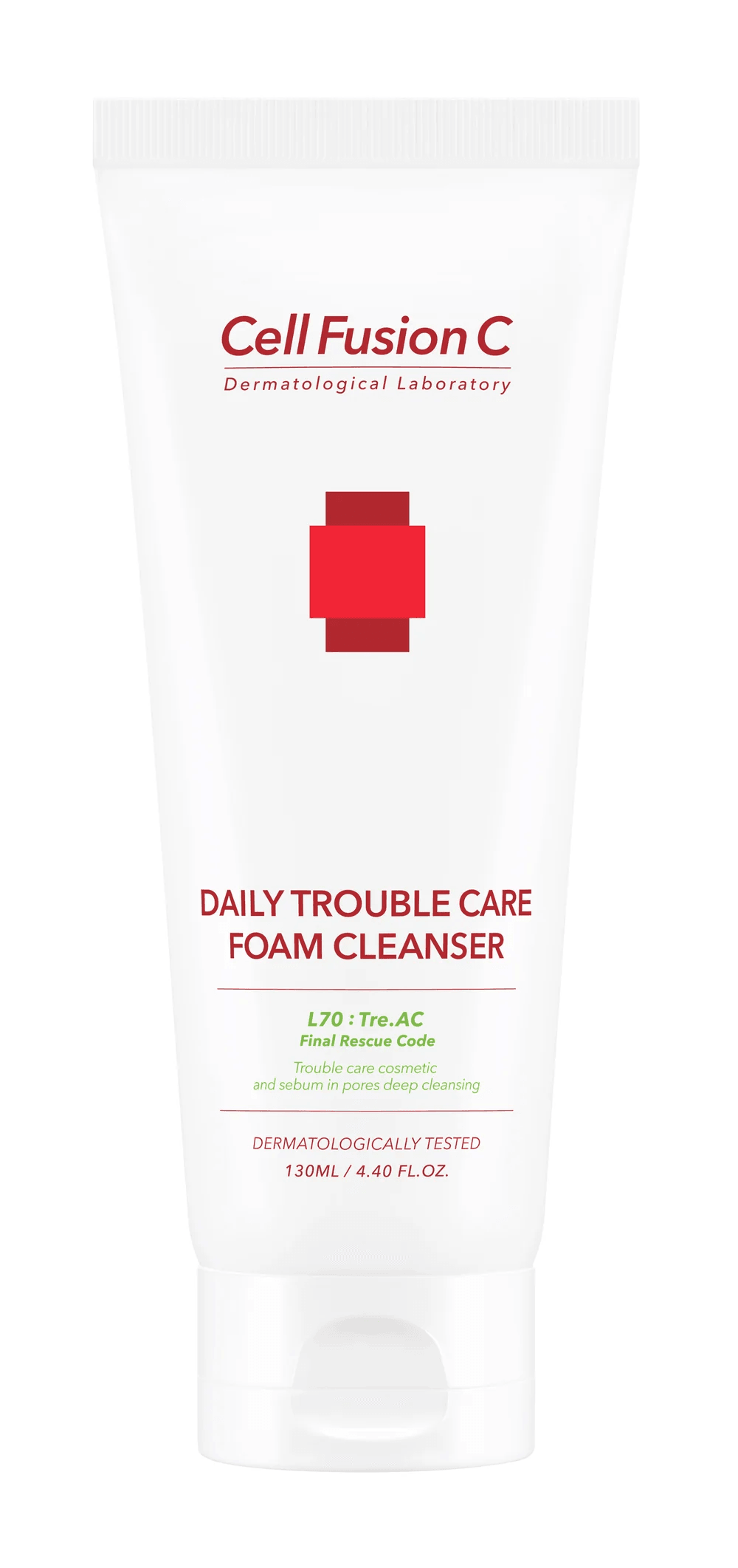 [CellFusionC] TRE.AC Daily Trouble Care Foam Cleanser - 130ml - KBeauti