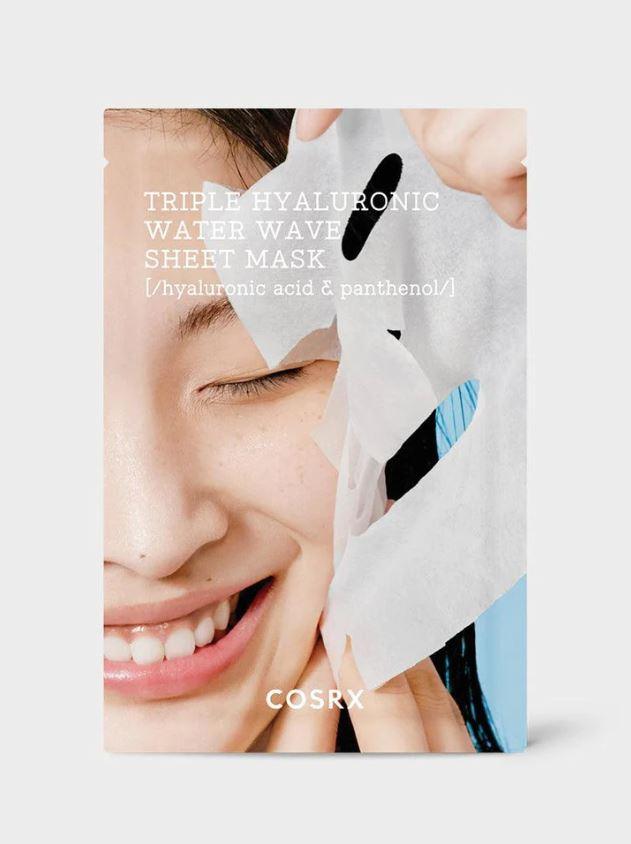 [Cosrx] HYDRIUM TRIPLE HYALURONIC WATER WAVE SHEET MASK 1ea 20g - KBeauti