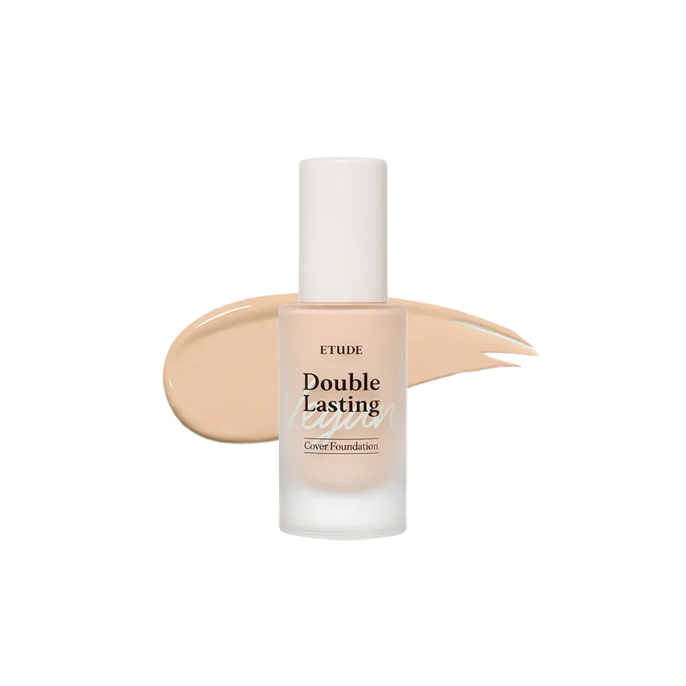 [Etudehouse] Double Lasting Vegan Cover Foundation 30g -No.23N1 Sand
