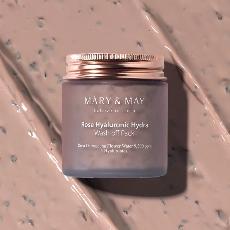 [Mary&May] Rose Hyaluronic Hydra Wash Off Pack 125g