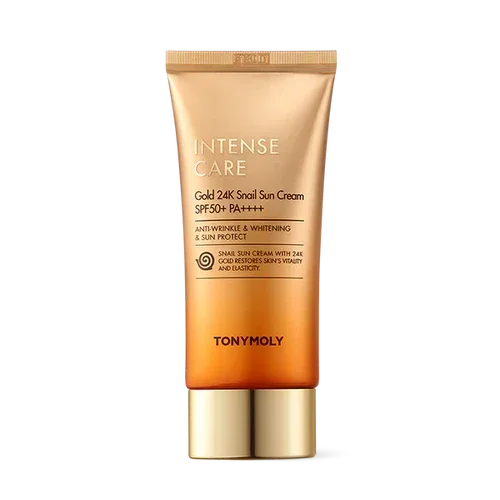 [tonymoly] Intense Care Gold24K Snail Sun Cream SPF50+ PA++++ 50ml