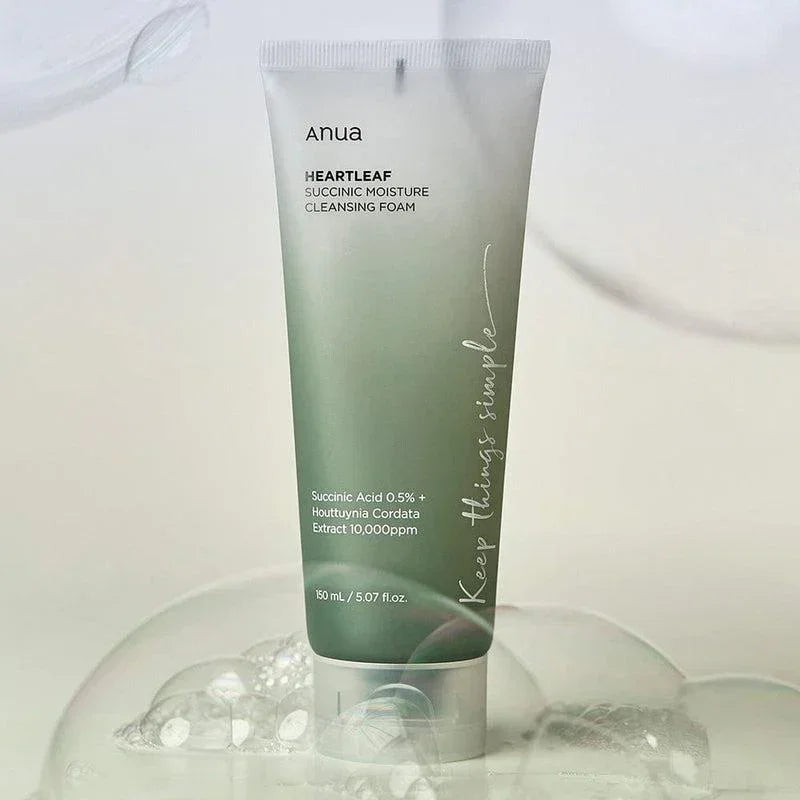 [Anua] HEARTLEAF SUCCINIC MOISTURE CLEANSING FOAM 150ml