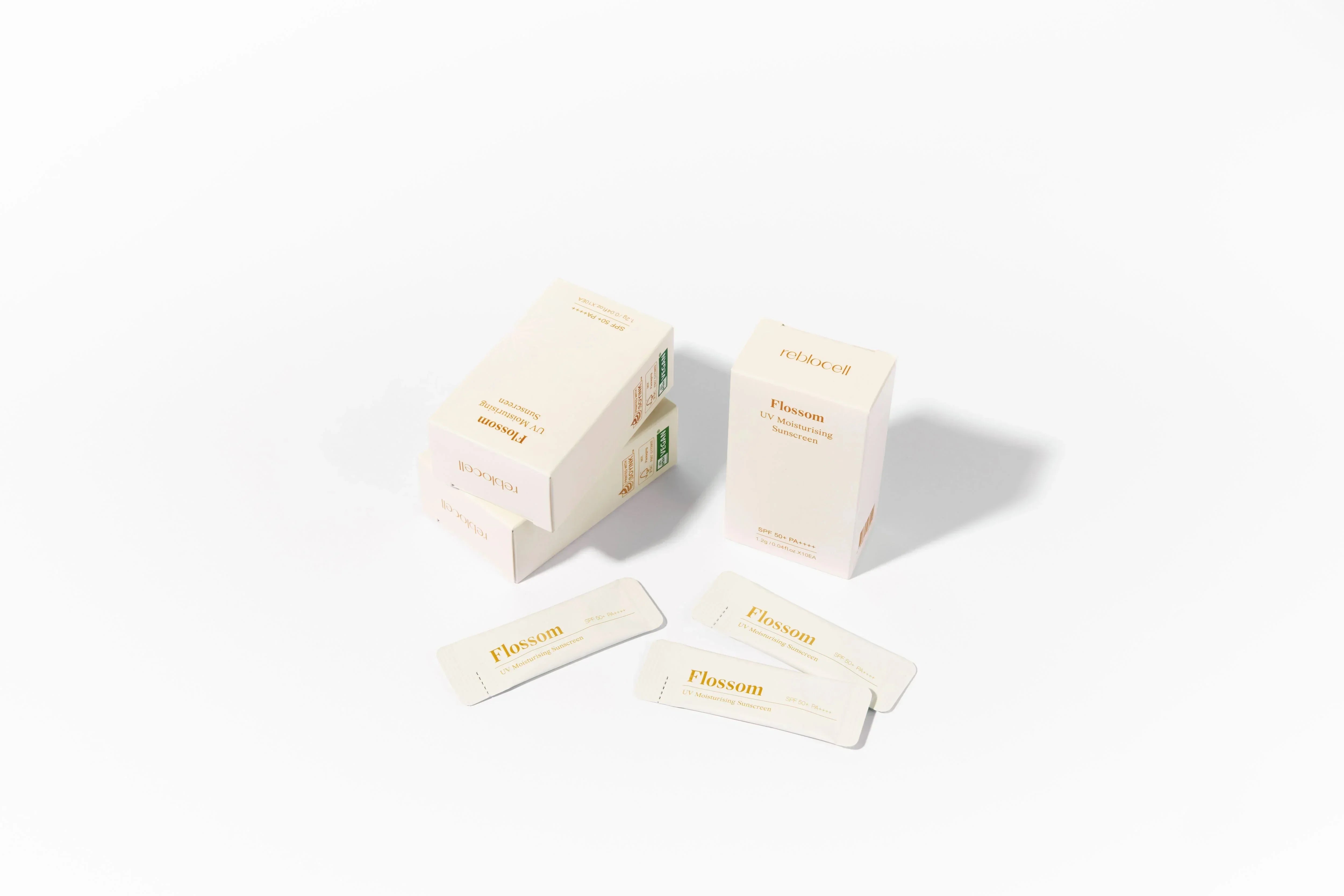 [Reblocell] Flossom UV Moisturising Sunscreen Pocket - 10ea / box