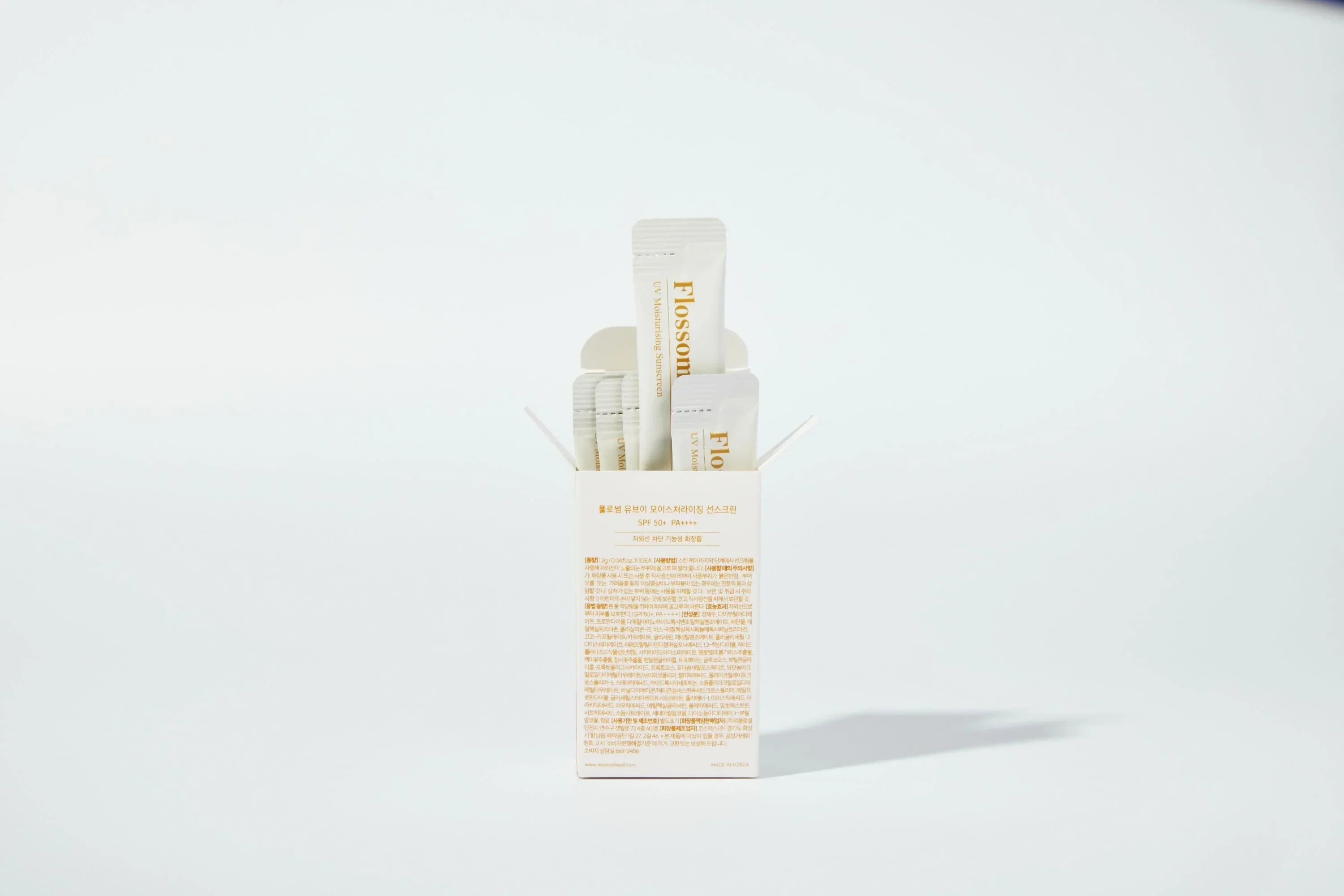 [Reblocell] Flossom UV Moisturising Sunscreen Pocket - 10ea / box