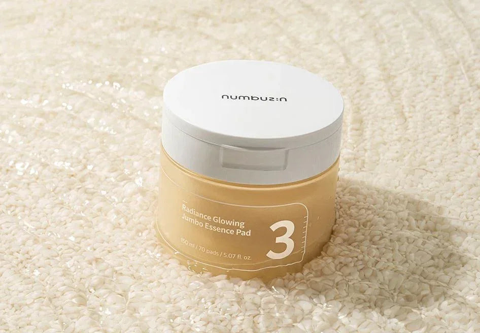 [Numbuzin] No.3 Radiance Glowing Jumbo Essence Pad 70Pads 150ml