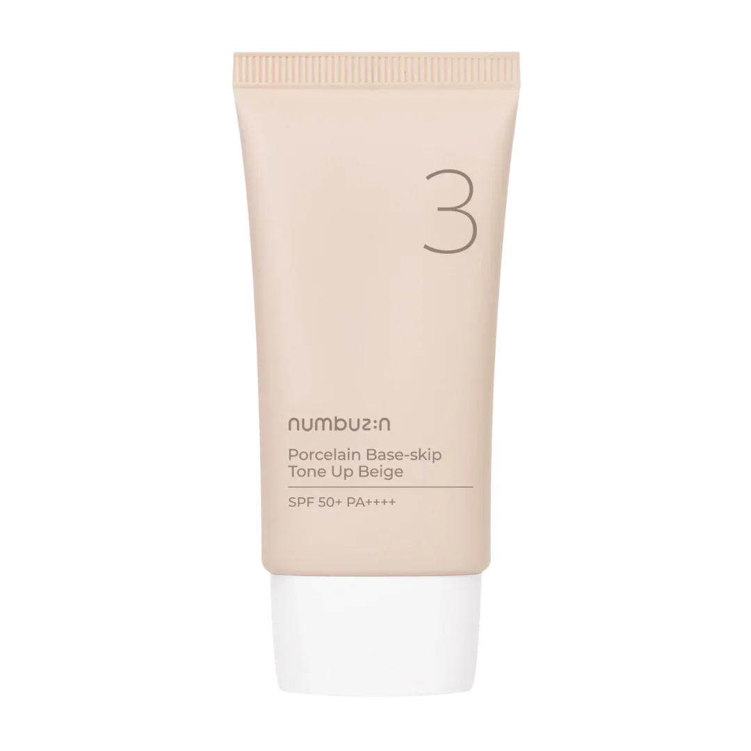[Numbuzin] No.3 Porcelain Base-skip Tone Up Beige 50ml