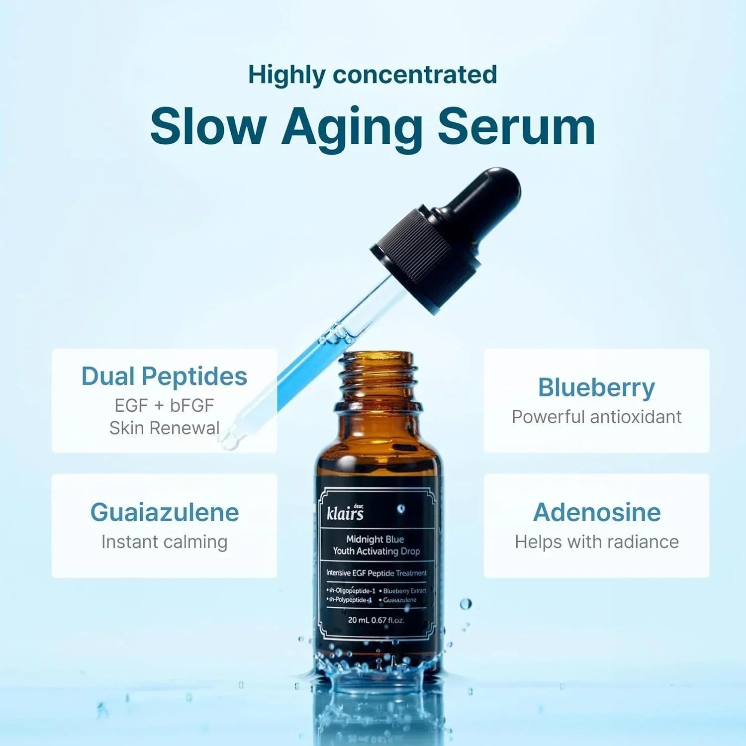[Dear Klairs] Midnight Blue Youth Activating Drop 20ml