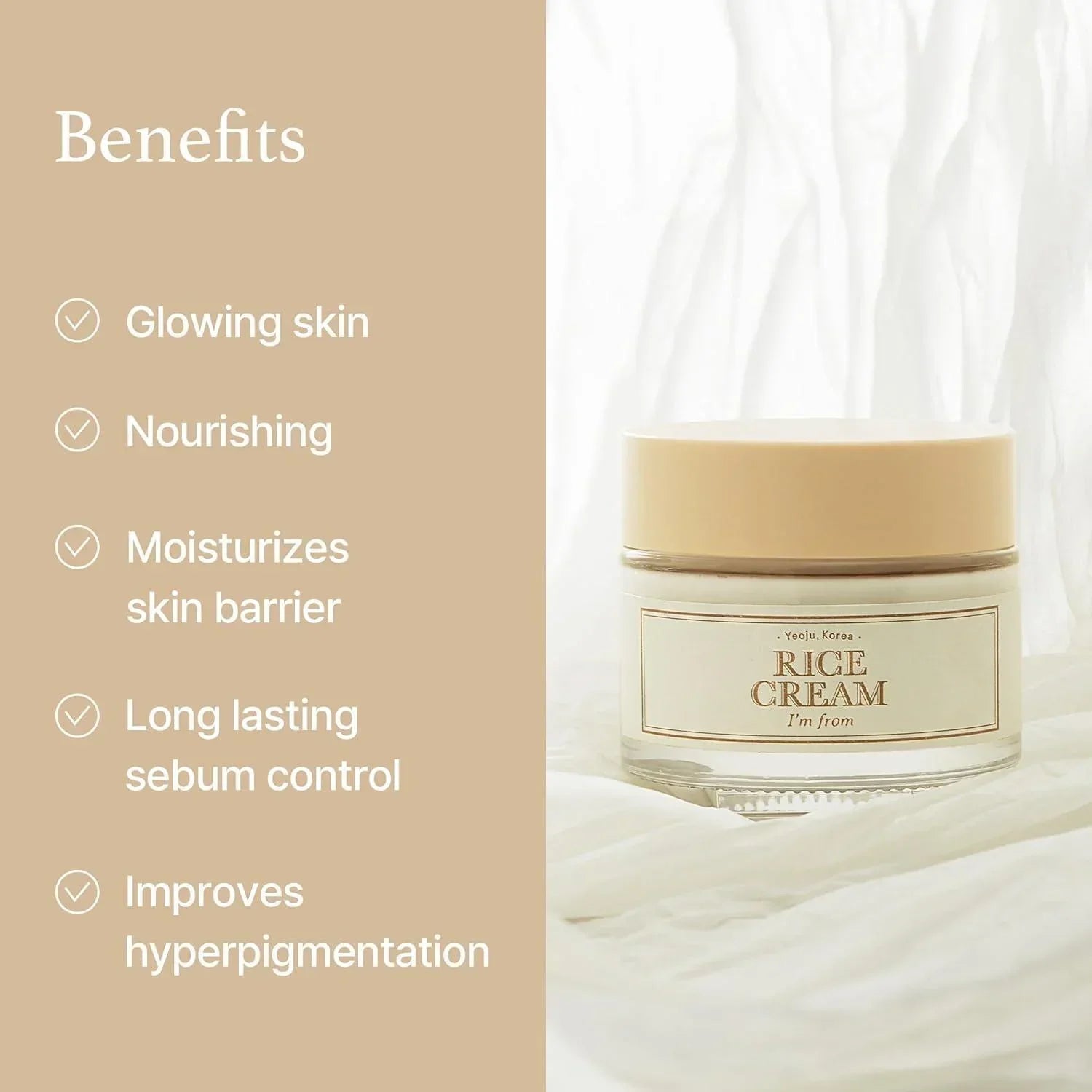 [ImFrom] Rice Cream 50g