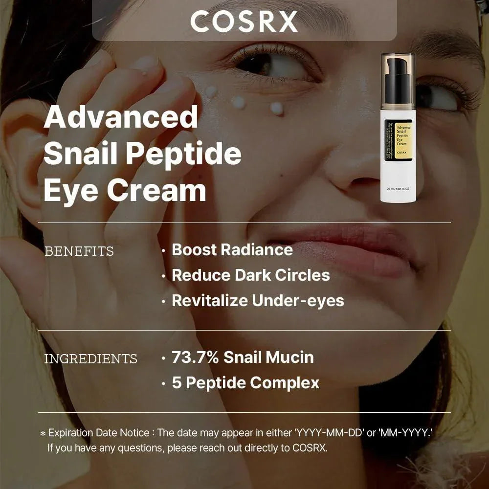 [Cosrx] Advanced Snail Peptide Eye Cream 25ml