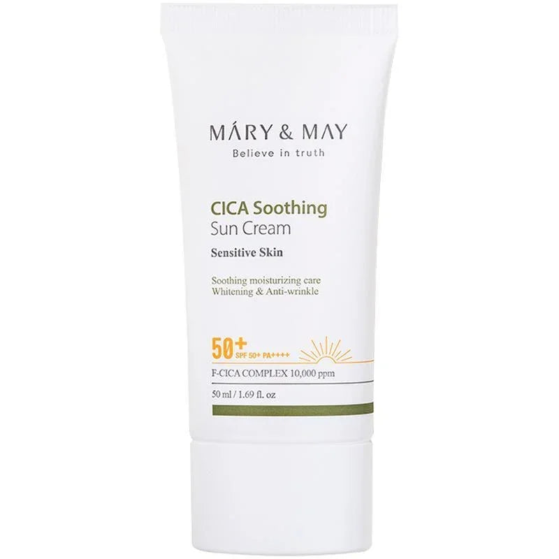 [Mary&May] CICA Soothing Sun Cream SPF50+ PA++++ - 50ml