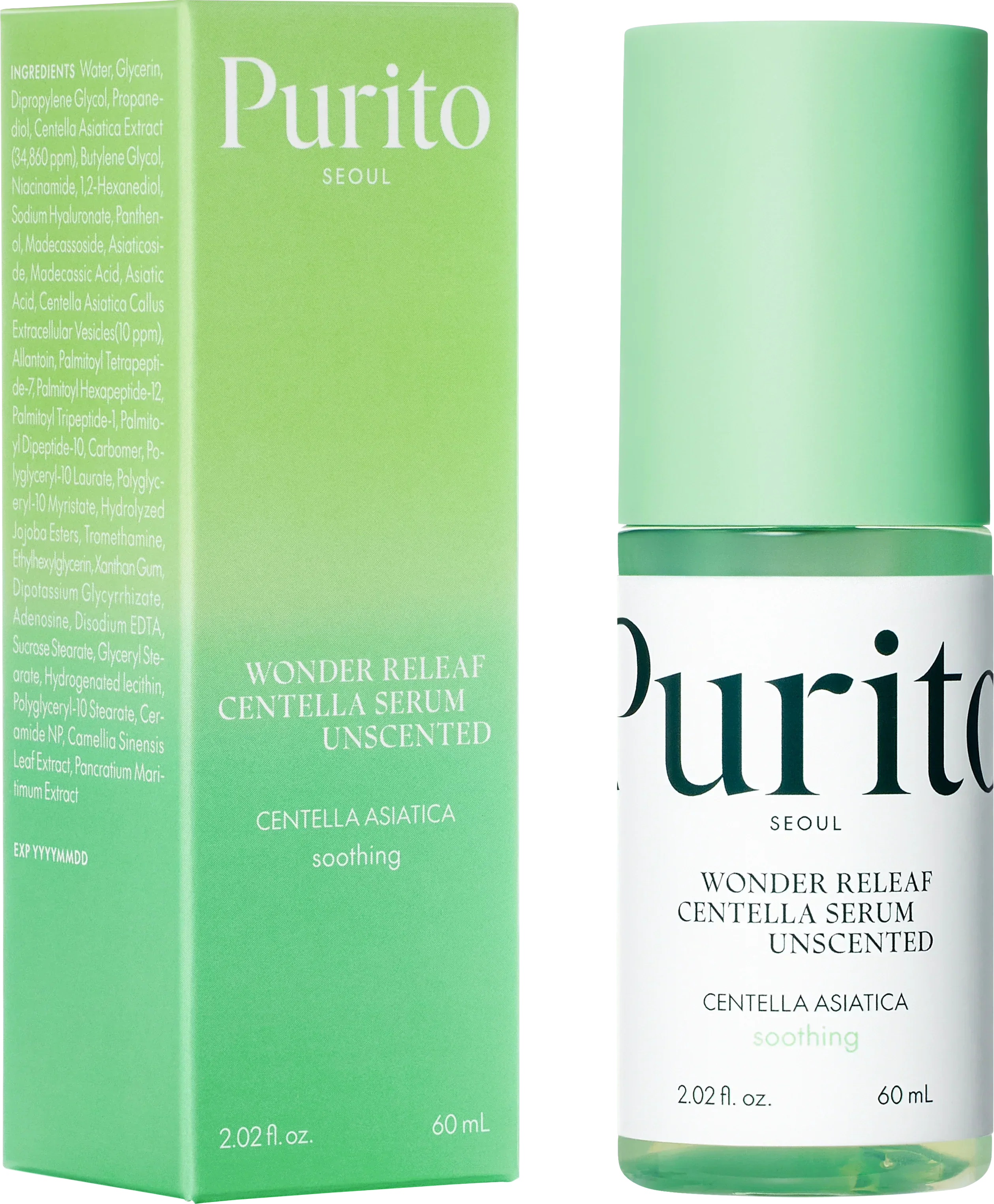 [Purito] Wonder Releaf Centella Serum Unscented 60ml