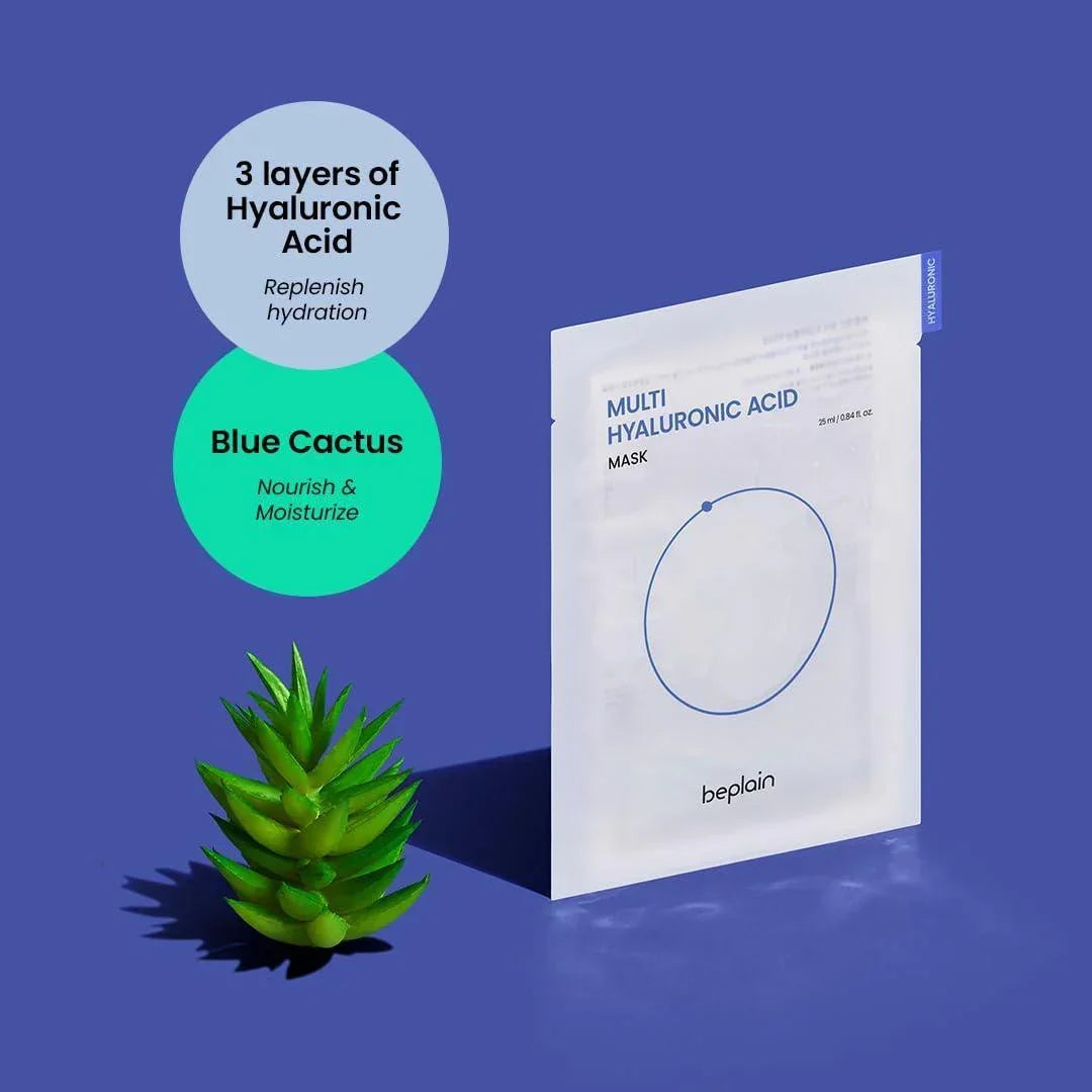 [Beplain] Multi Hyaluronic Acid Mask 5ea