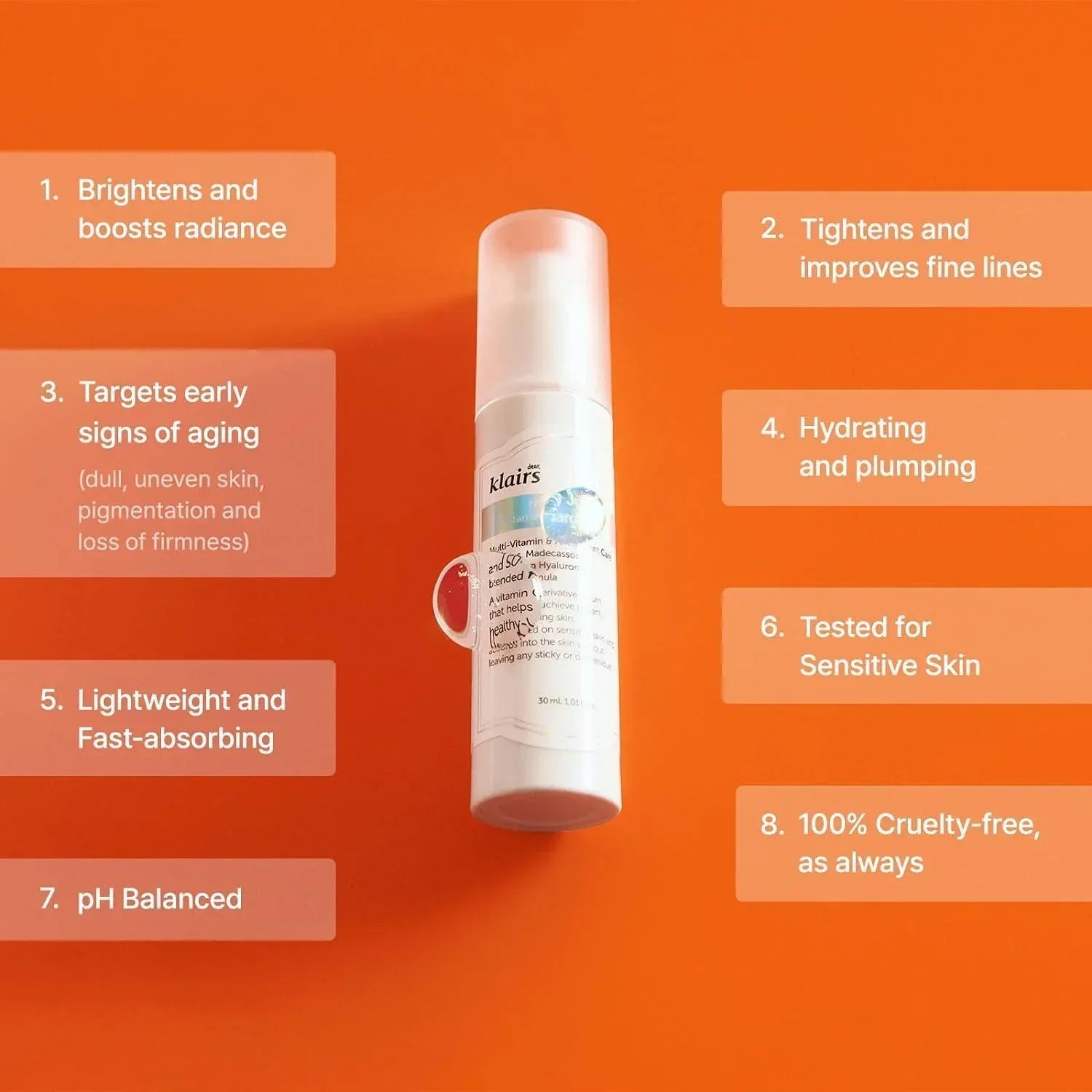 [Dear Klairs] Freshly Juiced Vitamin Charging Serum 30ml