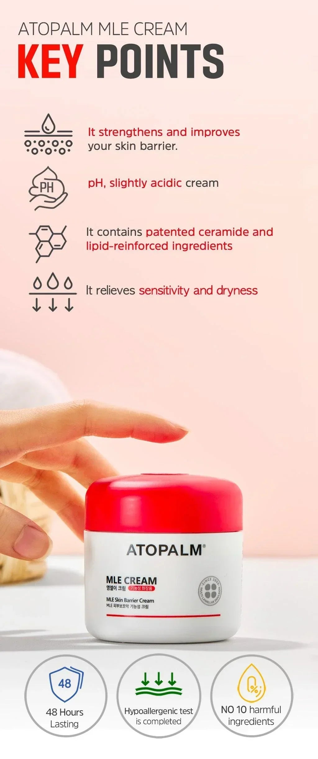 [ATOPALM] MLE Cream 100ml