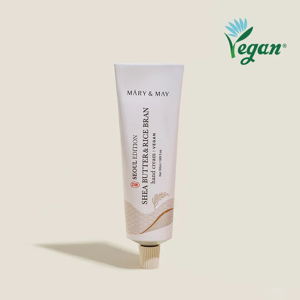 [Mary&May] Seoul Edition SHEA BUTTER & RICE BRAN Hand Cream 50ml