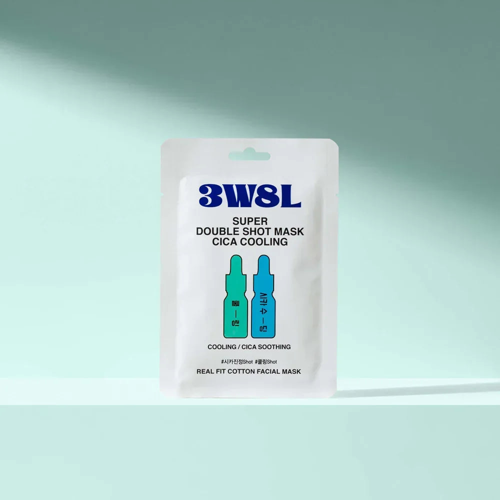 [3W8L] Super Double Shot Mask Cica Cooling 27ml