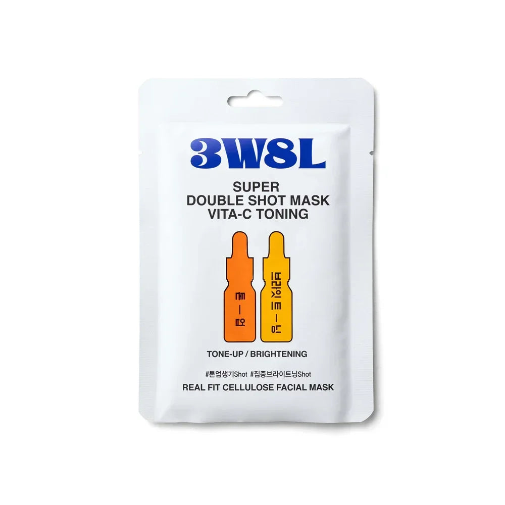 [3W8L] Super Double Shot Mask VitaC Toning 27ml
