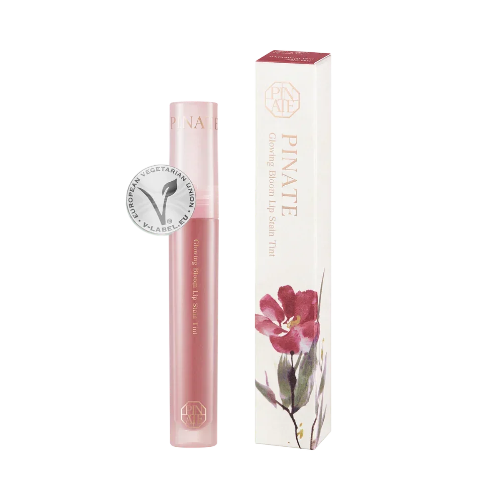 [Pinate] Glowing Bloom Lip Stain - 04 Crimson Red