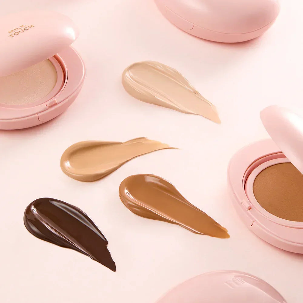 [milktouch] All-day Skin Fit Milky Glow Cushion 15g #19C Rosy Ivory