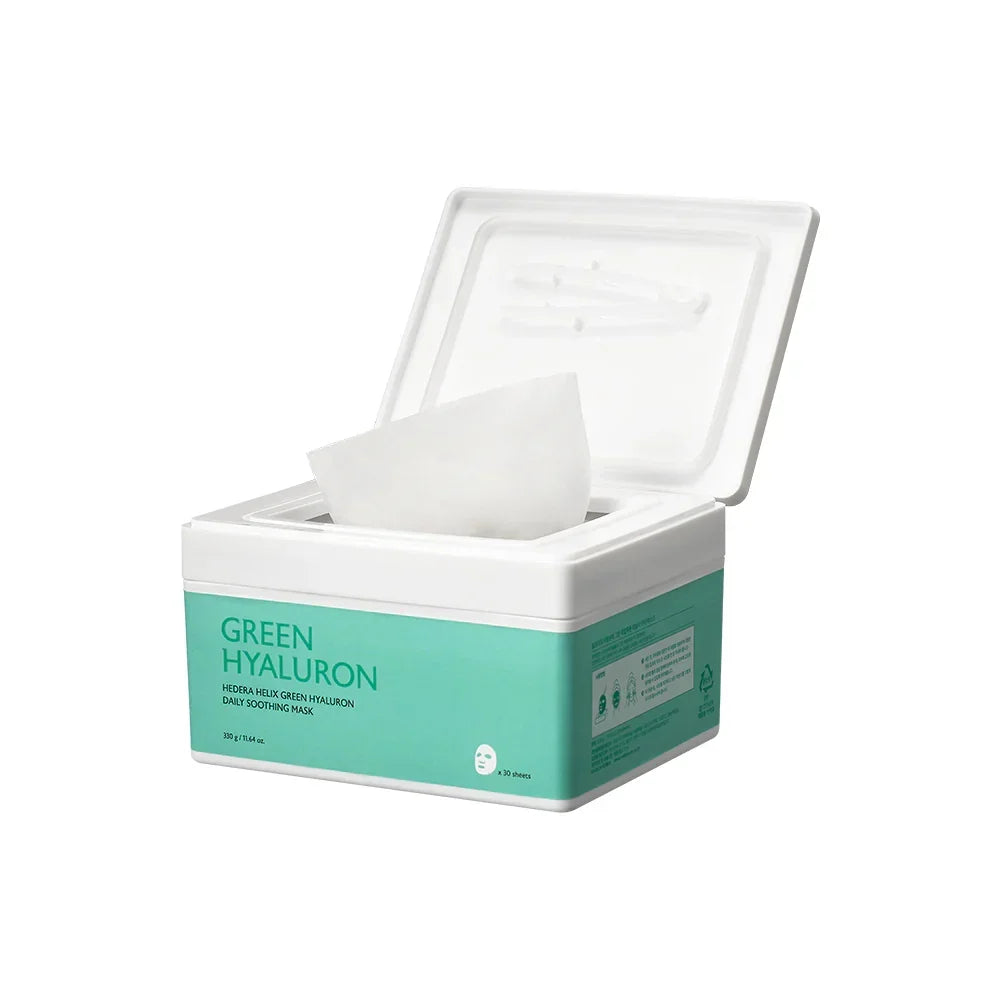 [milktouch] Hedera Helix Green Hyaluron Daily Soothing Mask 30 pcs