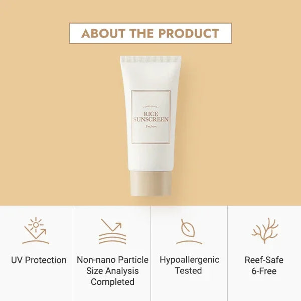 [ImFrom] Rice Sunscreen 50ml