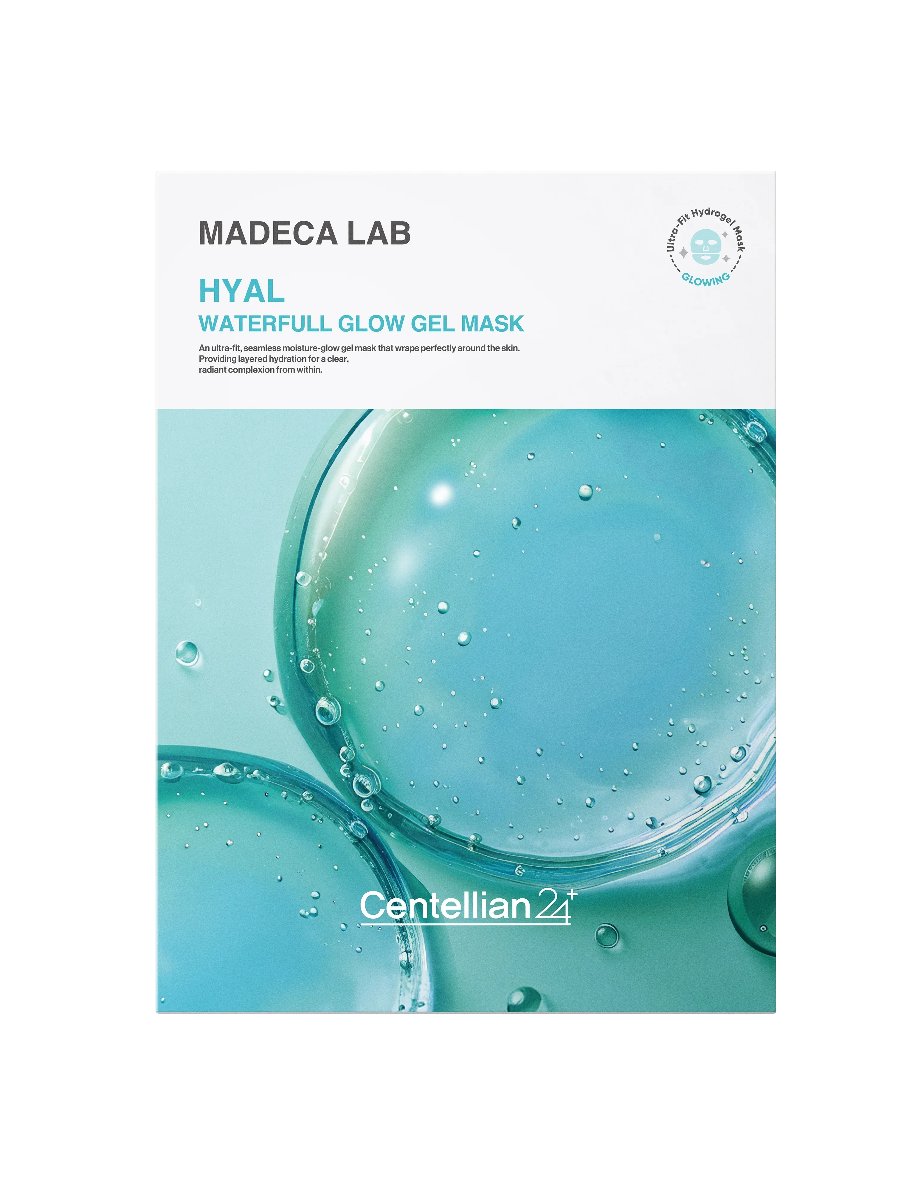 [Centellian24]  Madeca Lab Hyal Waterfull Glow Gel Mask 5ea