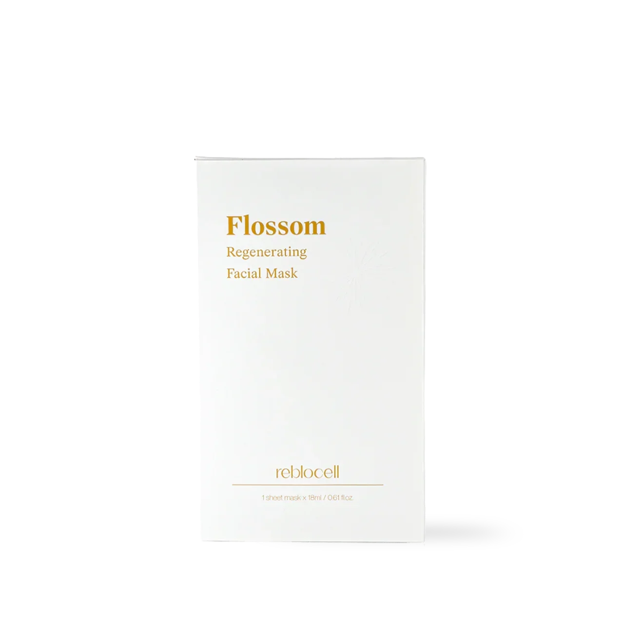 [Reblocell] Flossom Regenerating Facial Mask EGF 1ppm 1 Sheet