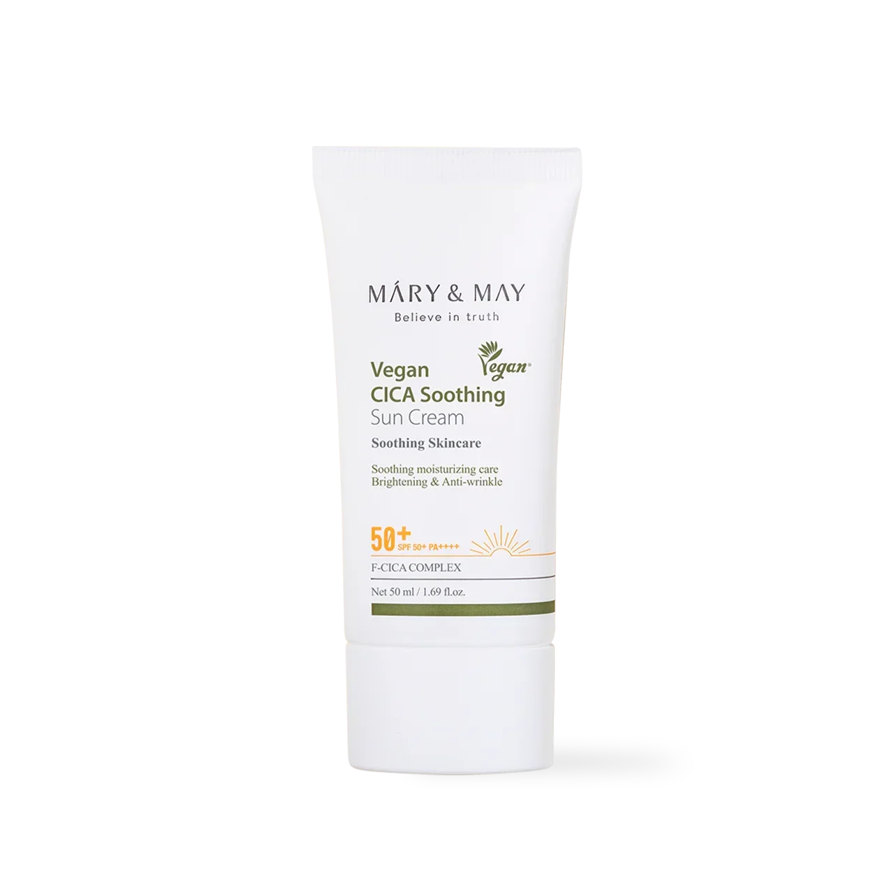 [Mary&May] CICA Soothing Sun Cream SPF50+ PA++++ - 50ml