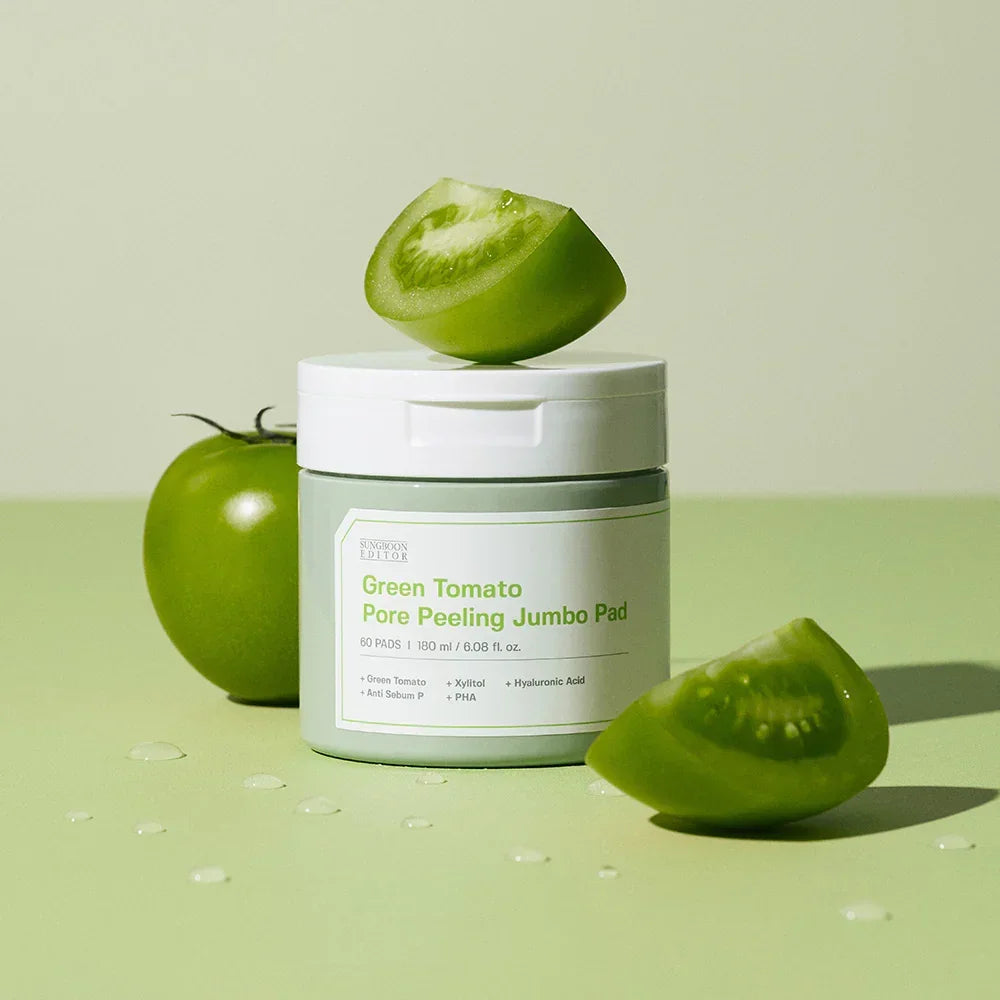 [SUNGBOON EDITOR] Green Tomato Pore Peeling Jumbo Pad 60 Sheets