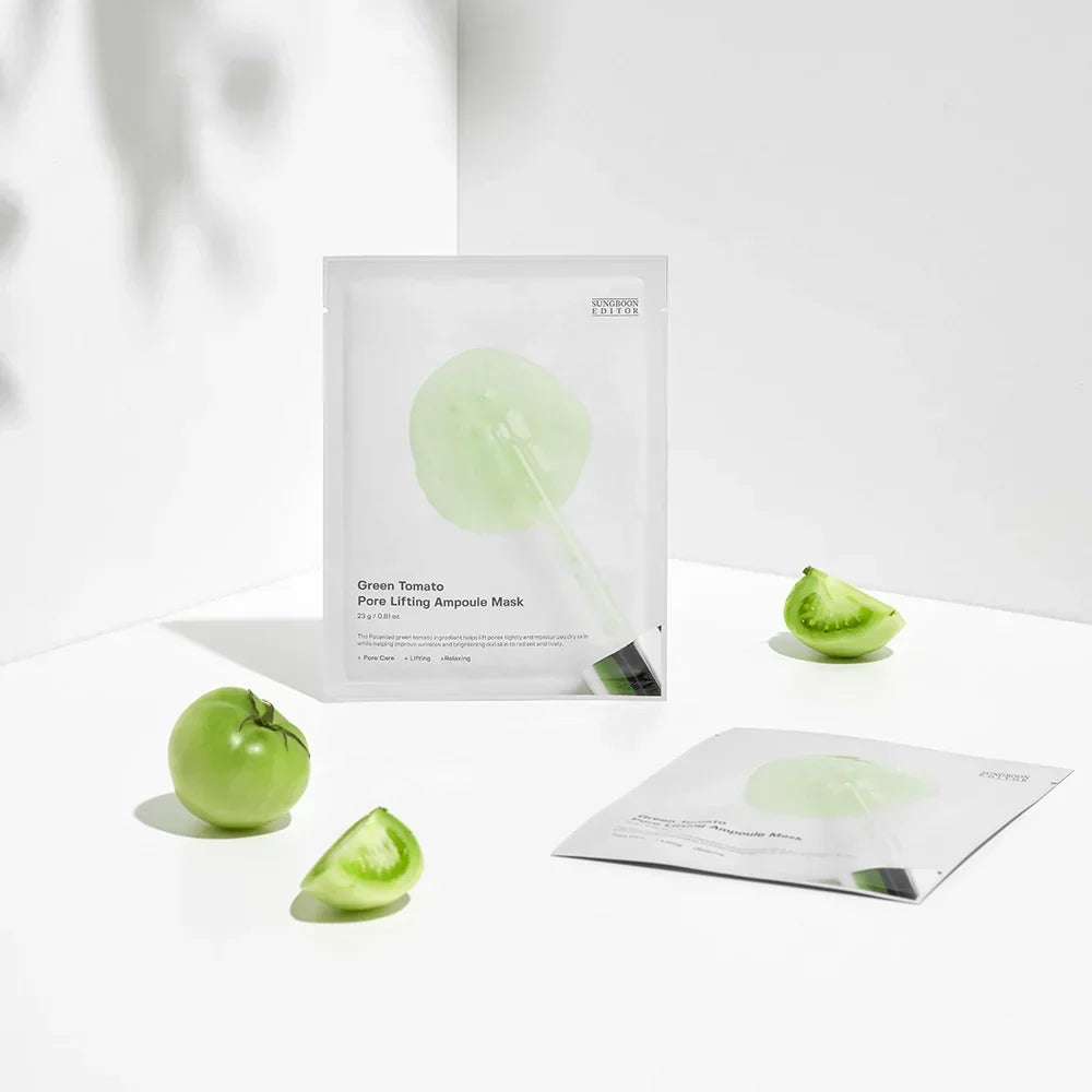 [SUNGBOON EDITOR] Green Tomato Pore Lifting Ampoule Mask 1ea 23g