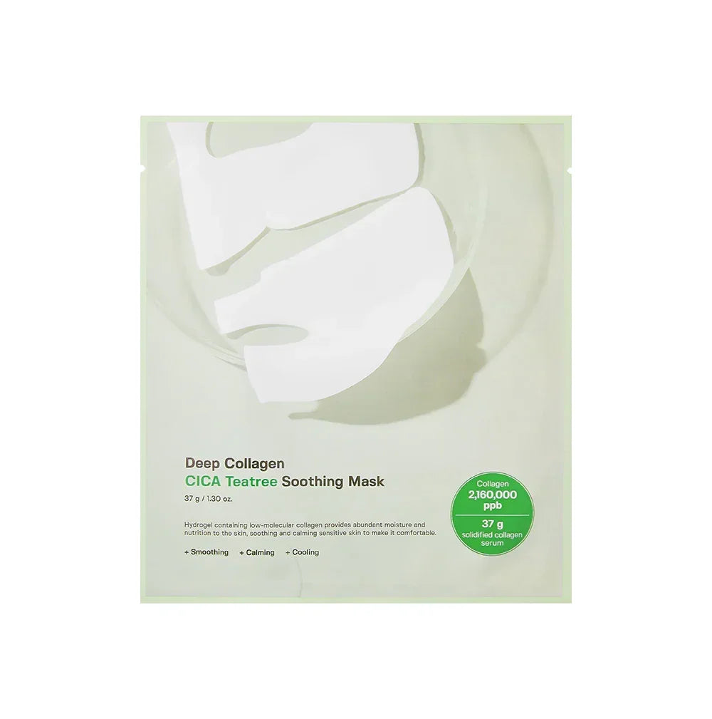 [SUNGBOON EDITOR] Deep Collagen Cica Teatree Soothing Mask 37g*4ea