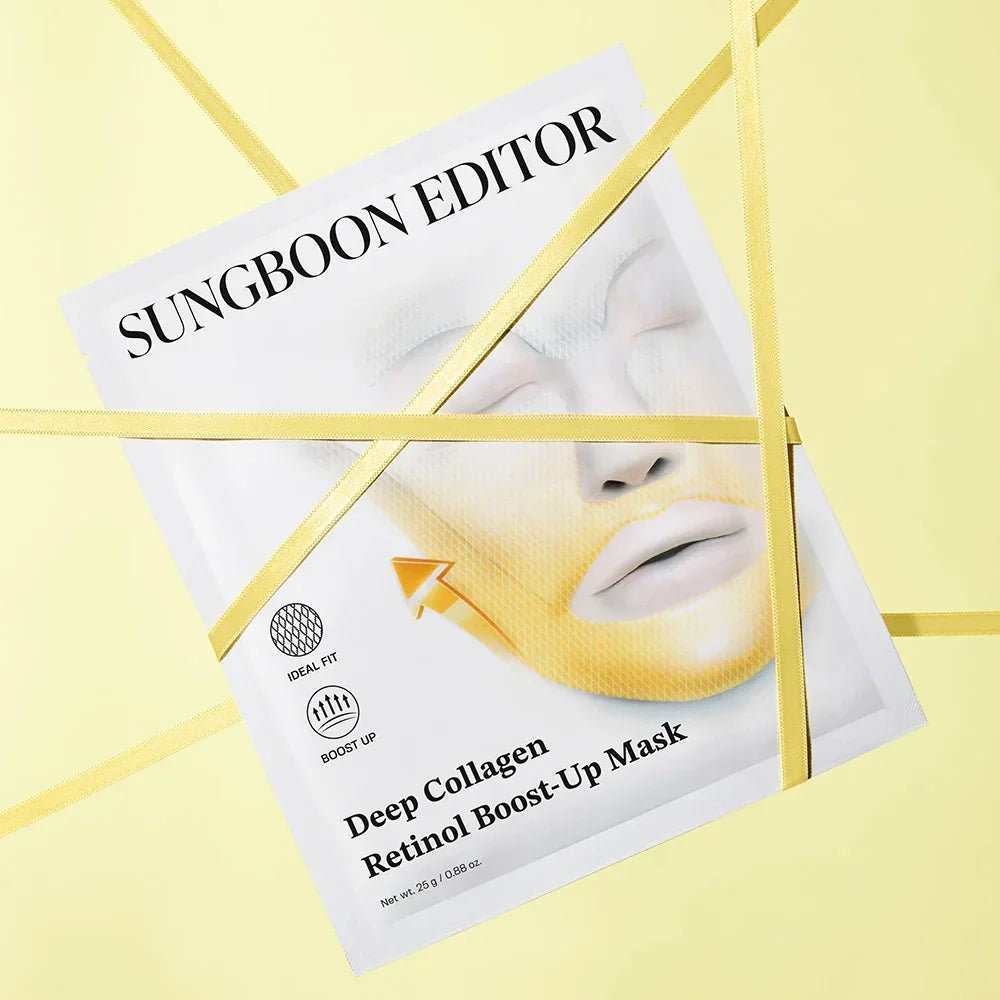 [SUNGBOON EDITOR] Deep Collagen Retinol Tension Boost Up Mask Set 4pcs
