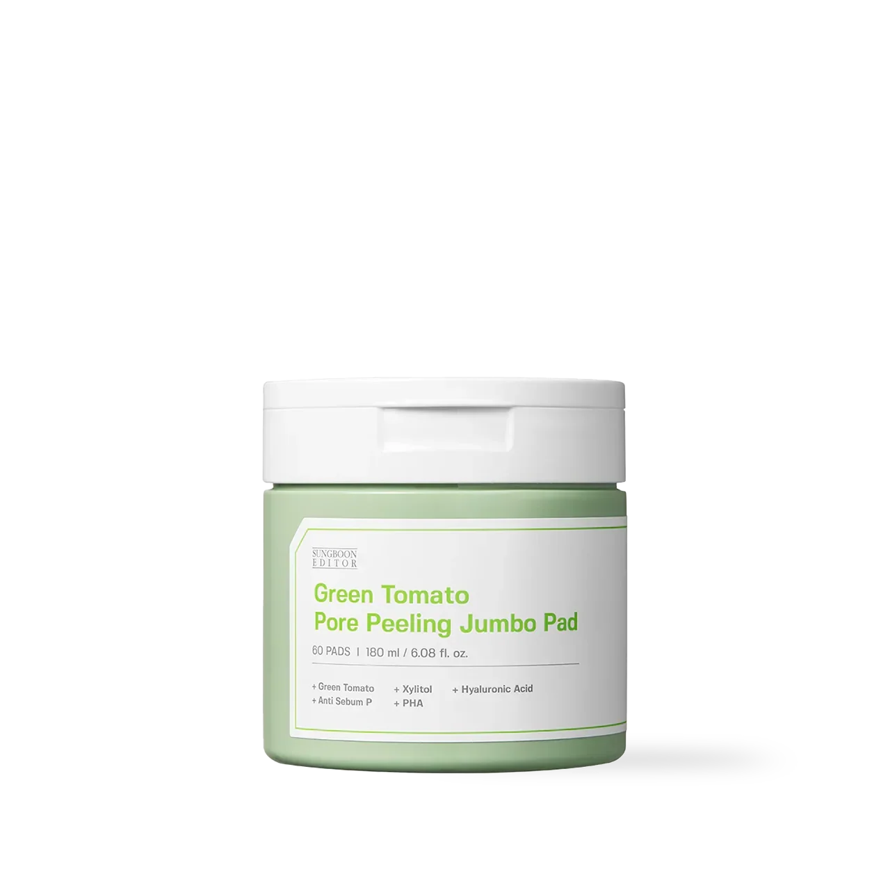 [SUNGBOON EDITOR] Green Tomato Pore Peeling Jumbo Pad 60 Sheets
