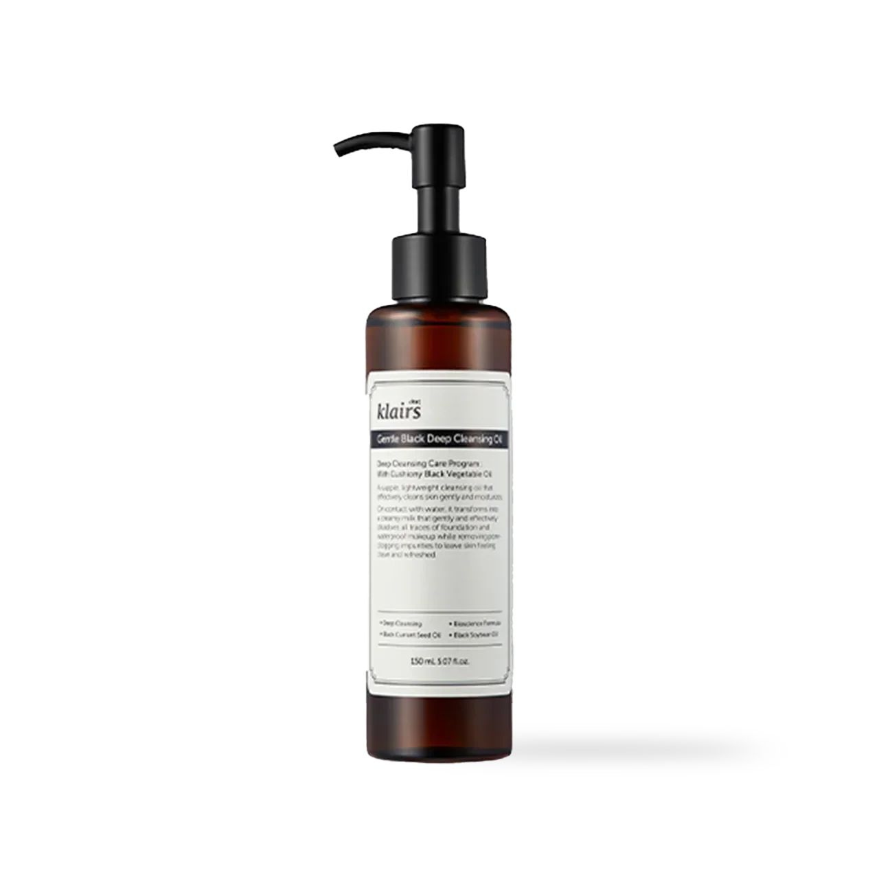 [Dear Klairs] Gentle Black Deep Cleansing Oil 150ml