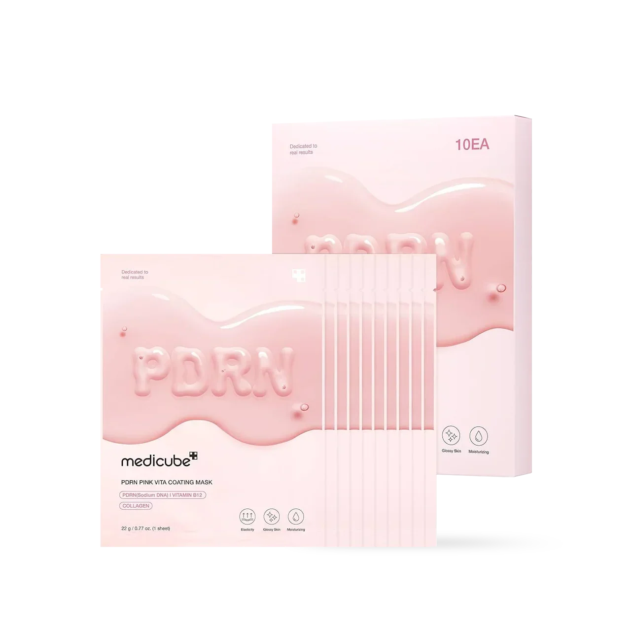 [Medicube] PDRN Pink Vita coating Mask 10EA