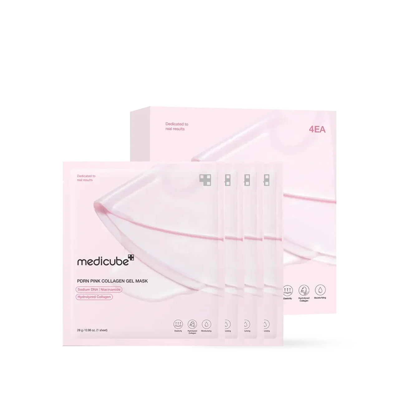 [Medicube] PDRN Pink Collagen Gel Mask 4EA