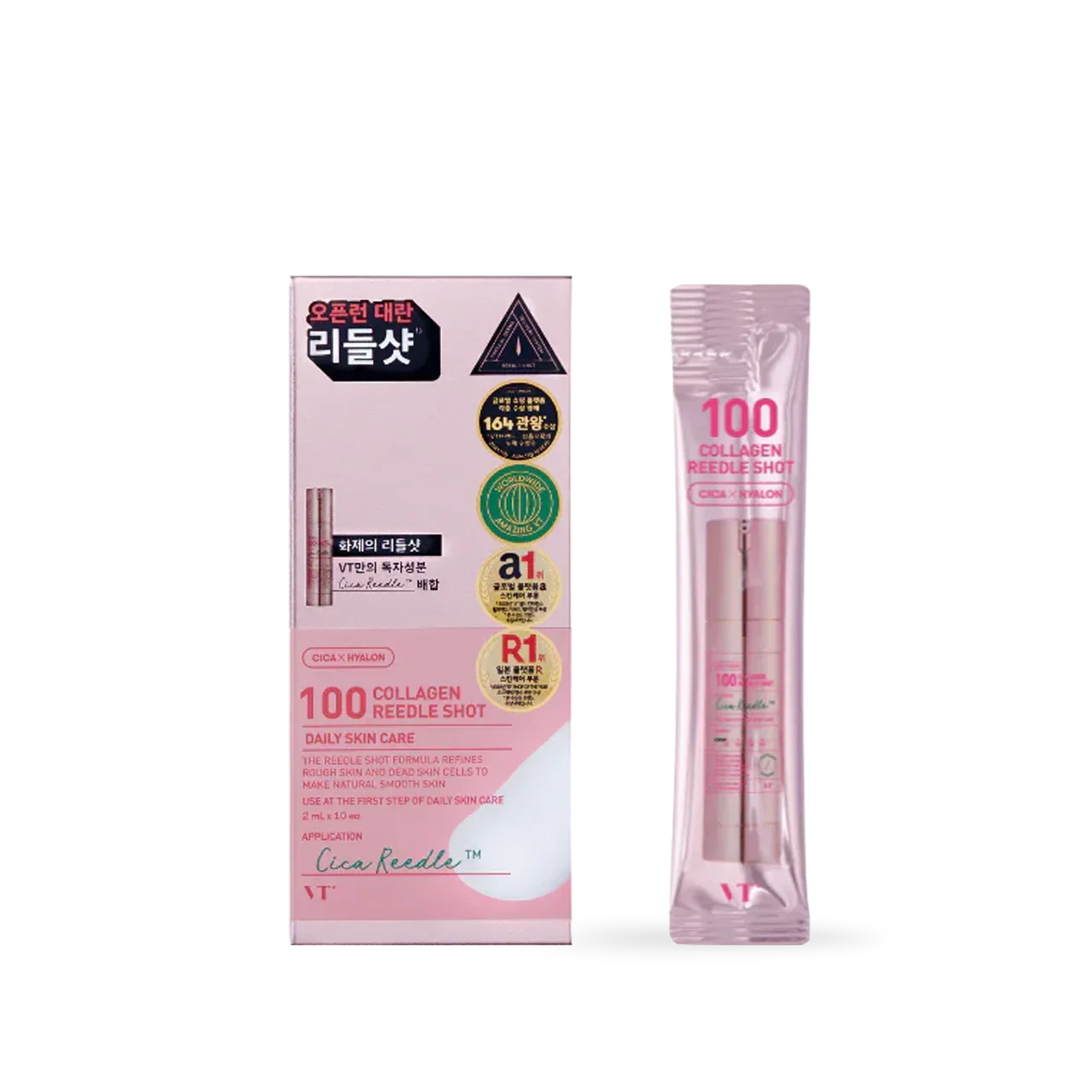 [VT Cosmetics] 100 Collagen Reedle shot 10ea