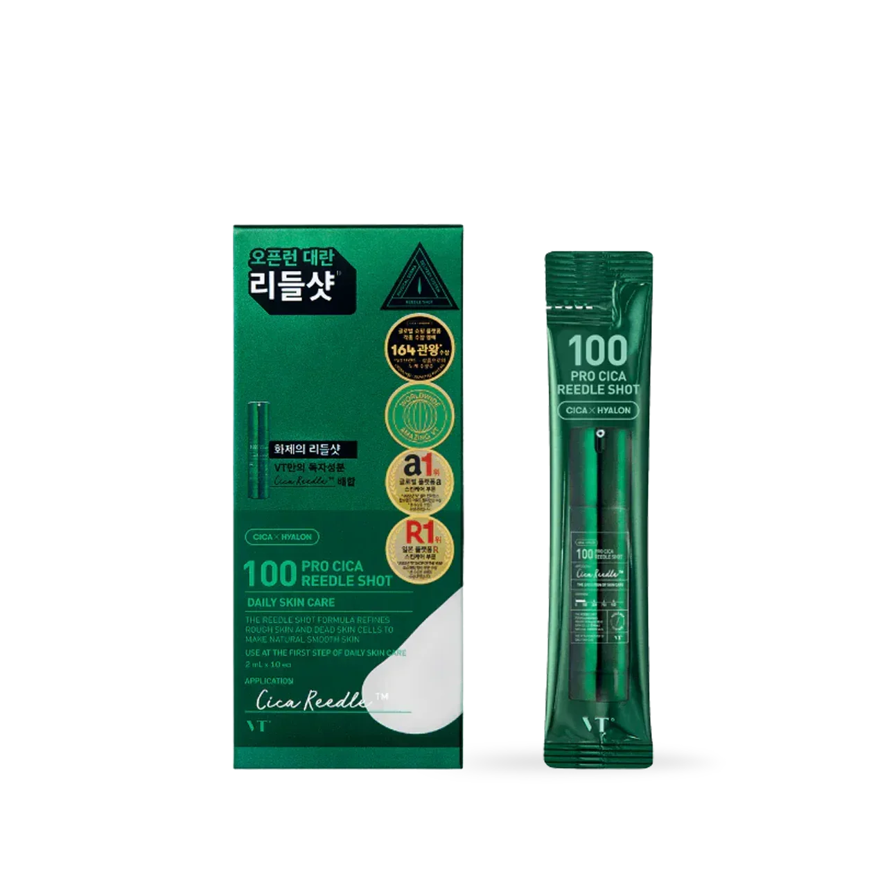 [VT Cosmetics] 100 PRO CICA Reedle shot 10ea