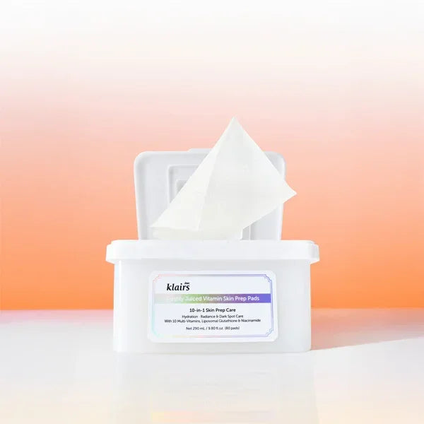 [Dear,Klairs] Freshly Juiced Vitamin Skin Prep Pads 290 mL 80Pads