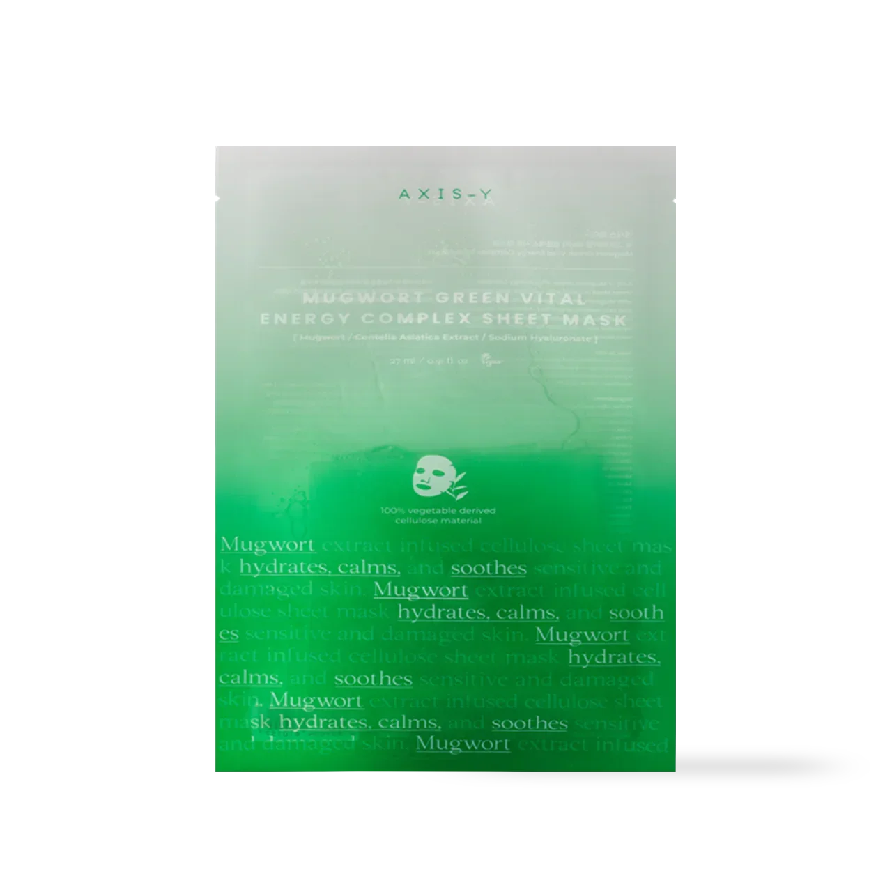 [AXIS-Y] Mugwort Green Vital Energy Complex Sheet Mask 27ml