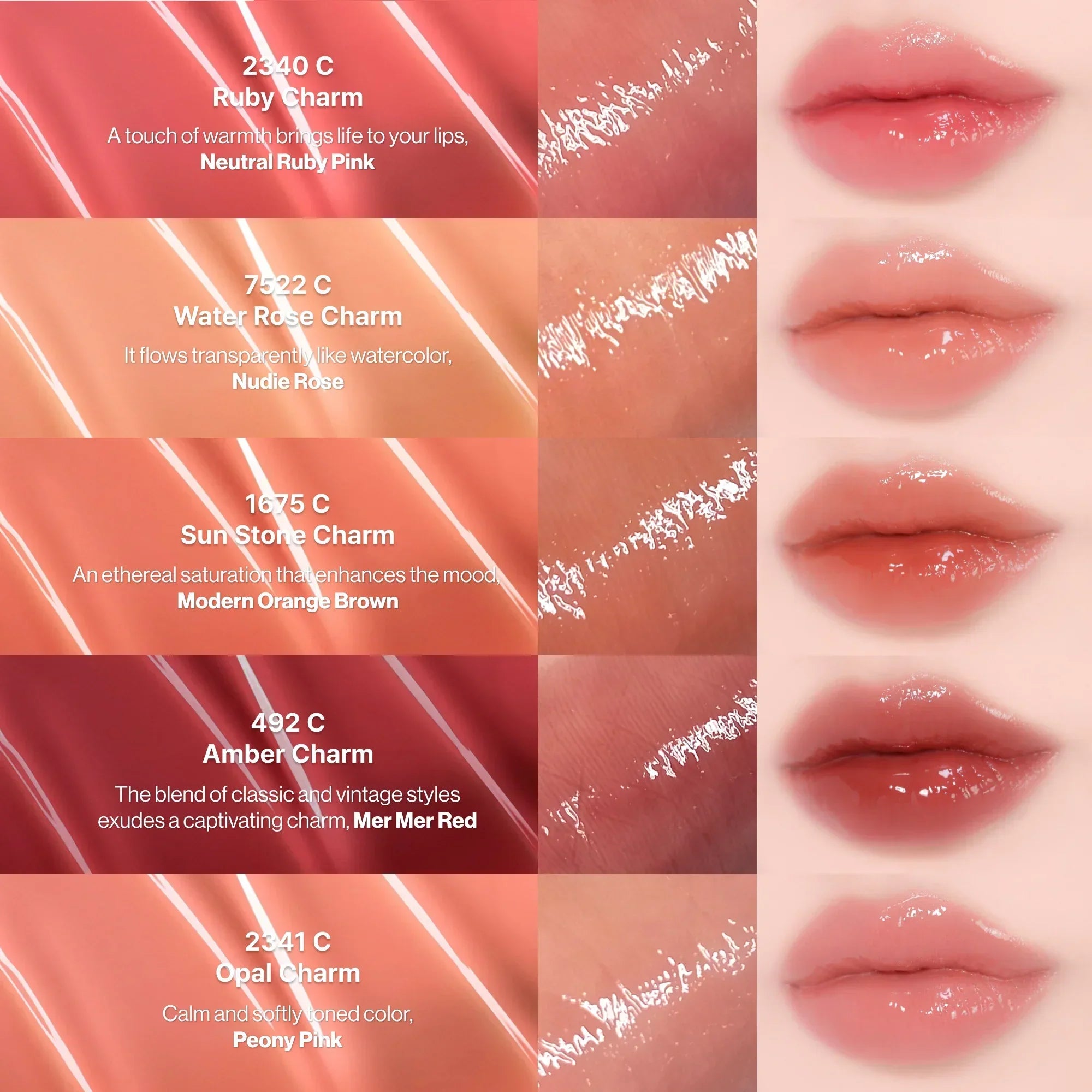 [ENTROPY] CHARM TINT Glossy Gel Line - 10 Colors