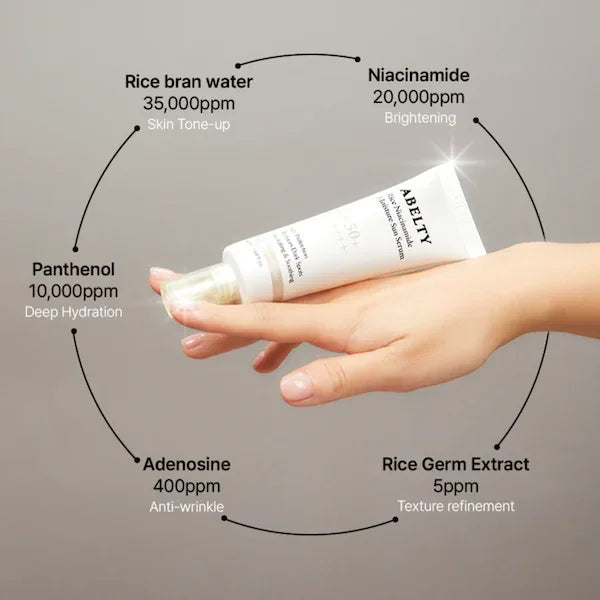 [Abelty] Rice Squalane Moisture Sun Serum 50ml