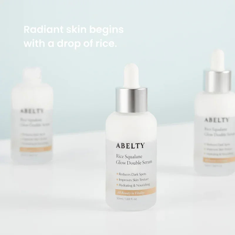 [Abelty] Rice Squalane Glow Double Serum 50ml