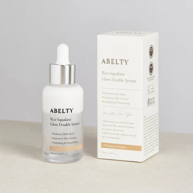 [Abelty] Rice Squalane Glow Double Serum 50ml