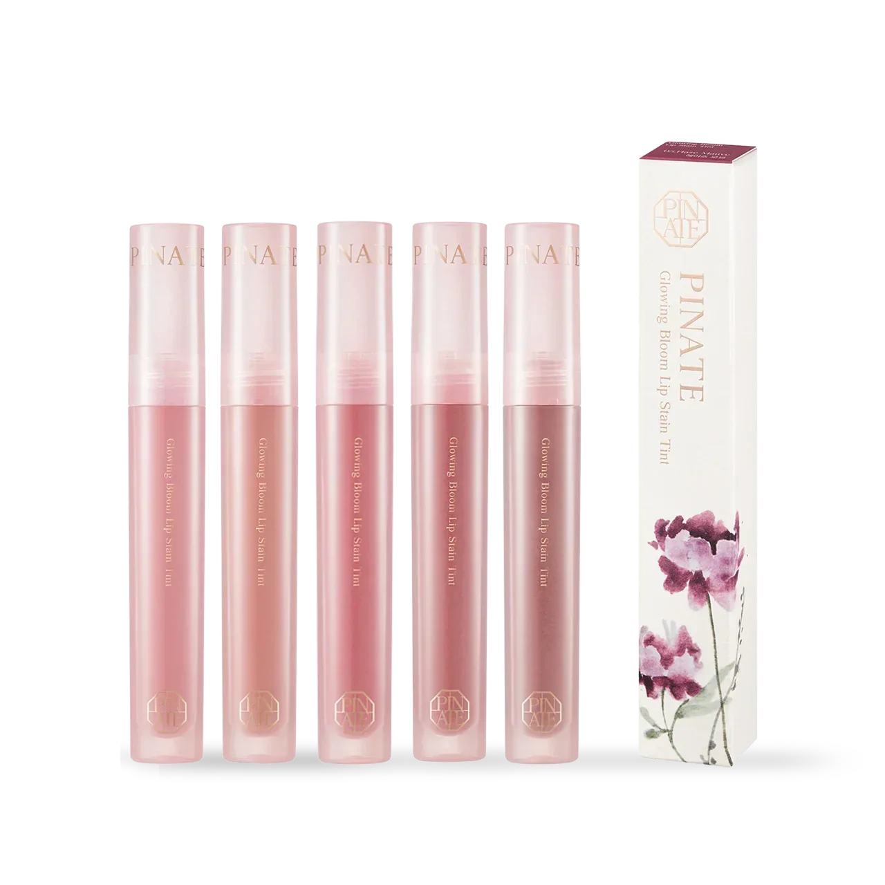 [Pinate] Glowing Bloom Lip Stain - 5 Colors