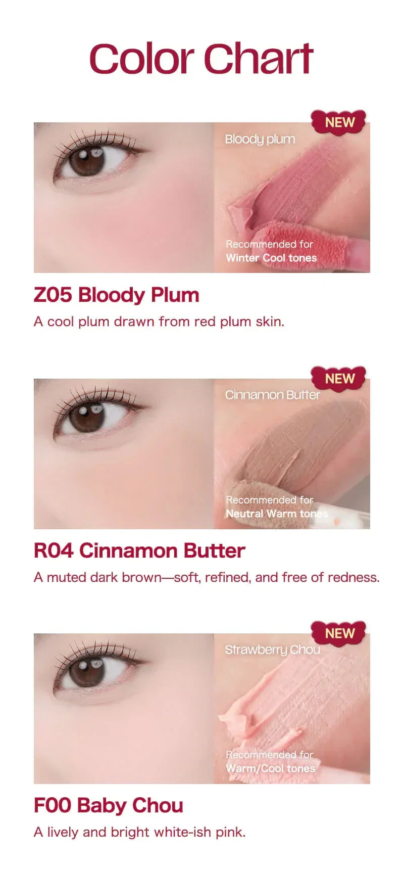 [Tiptoe] Blurry Puree Blush 5g - 16 Colors
