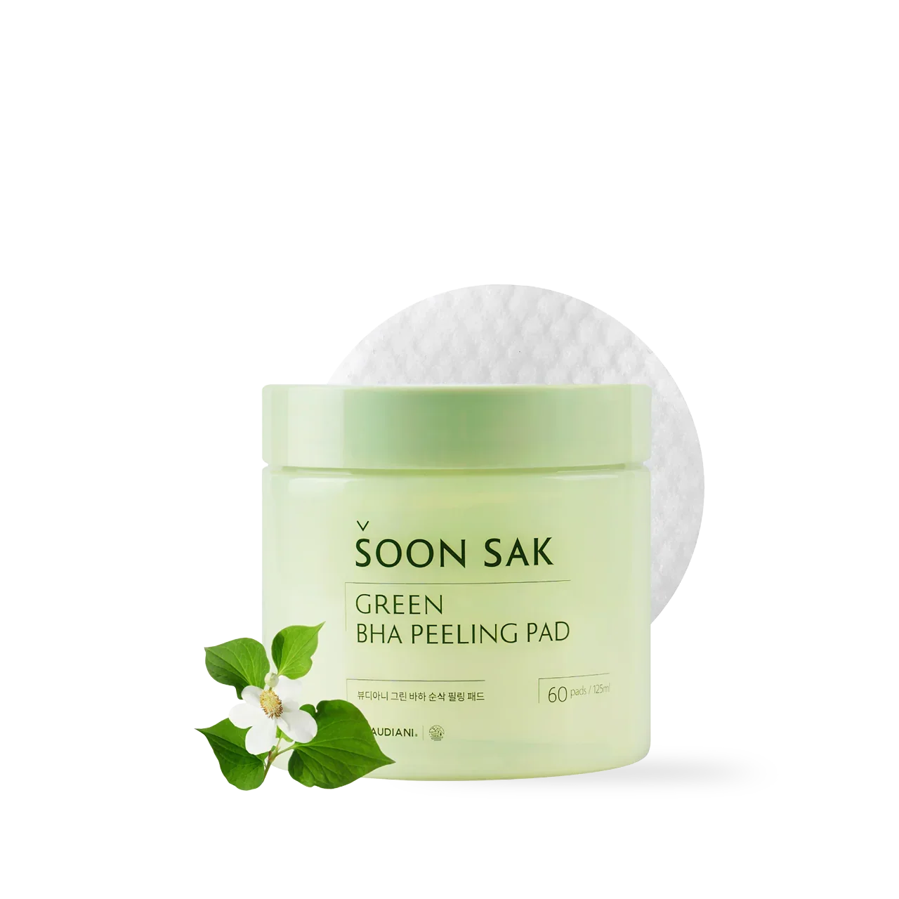 [Beaudiani] Green BHA Soon Sak Peeling Pad 60ea