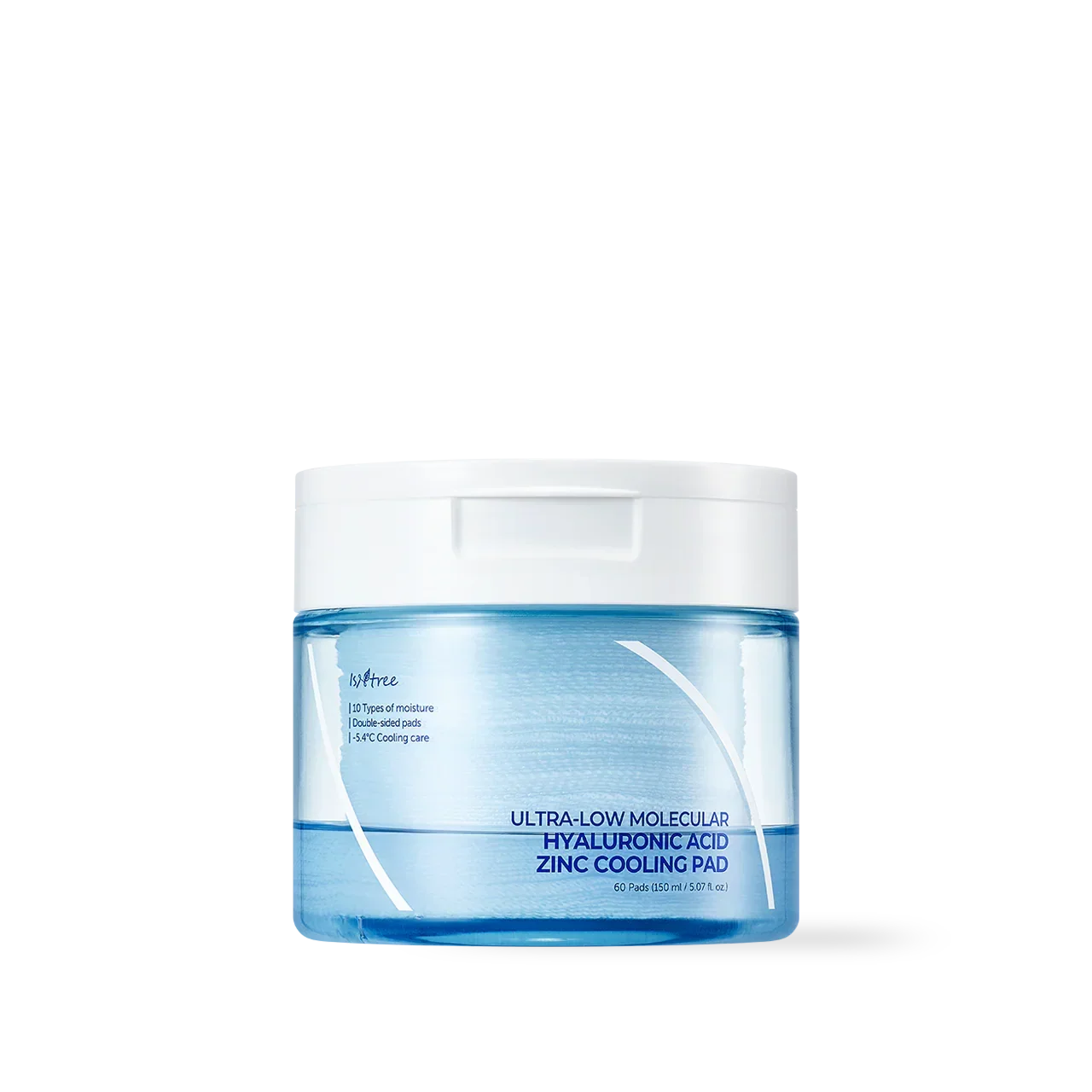 [Isntree] Ultra-Low Molecular Hyaluronic Acid Zinc Cooling Pad 150ml 60ea